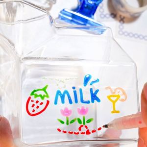 Bolígrafo de Gel 3D Fluorescente para Graffiti, Vidrio, Cerámica, Plástico, Pintura de Uñas, Resaltador Estereoscópico, 8/10 Colores, Punta de Pincel para Uñas - Product Image 1
