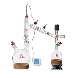 Etanol extração equipamentos destilação molecular turn chave óleo essencial destilador kit 20l 2l 5l destilação caminho curto - Product Image 3