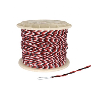 Ul10316 2C 22AWG xoắn dây đồng etfe đỏ đen điện nhiệt độ cao nóng dây 0.12 0.2 0.35 0.75sqmm - Product Image 2