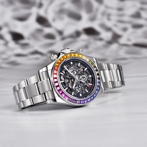 Pagani Design PD1777 Montre Automatique Pour Homme Stainless Steel Waterproof 10Bar <b>Chronograph</b> <b>Automatic</b> Mechanical Watch - Product Image 6