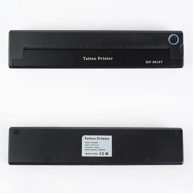 Portable Thermal Printer Tattoo Stencil Printer Bluetooth Machine Wireless Battery Tattoo Transfer Printer