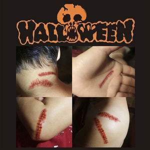 Moda Halloween <span class=keywords><strong>sangrienta</strong></span> cicatriz temporal impermeable tatuaje pegatina para disfraz fiesta maquillaje a prueba de <span class=keywords><strong>agua</strong></span> para graduación Diwali - Product Image 3