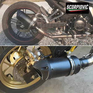 Tubo de Escape Modificado SC Pico de Pato para Motocicleta <span class=keywords><strong>Kawasaki</strong></span> Z900 <span class=keywords><strong>Z400</strong></span> Duke390 GSX-250R - Product Image 6