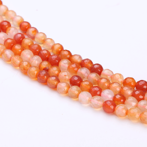 Perles d'agate bleue naturelle pour la fabrication de bijoux, pierres précieuses de 8 mm et 3 mm en forme de boule, origine minérale certifiée GIA - Product Image 5