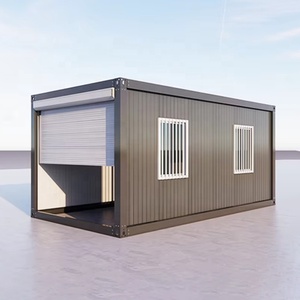 Conteneur mobile de stockage 20ft 40ft, 30ft étanche, moderne, préfabriqué en panneaux sandwich, 10ft, pour garage 2 voitures, bureau, bâtiment, chambre - Product Image 3