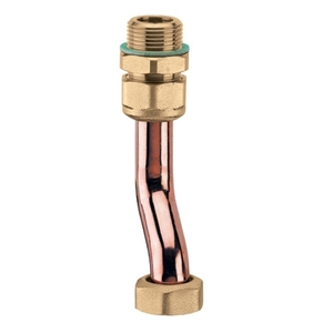 Kit eccentrico per valvole di zona, connettore per tubi in ottone e rame, componente per sistema HVAC - Product Image 1