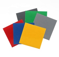 Jouet STEAM, plaque de base pour blocs de construction 16x16, lot en vrac de 48 pièces/PDQ, compatible avec les principales marques pour des projets de construction créatifs