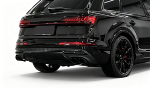 Nouveau kit carrosserie style RSQ7 pour <span class=keywords><strong>Audi</strong></span> <span class=keywords><strong>Q7</strong></span> Série <span class=keywords><strong>4M</strong></span> 4MG 2020-2024 – Amélioration pare-chocs arrière RSQ7 <span class=keywords><strong>4M</strong></span> avec diffuseur et lèvre, fixation par boulons, ajustement universel - Product Image 3
