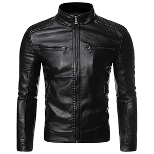 Premium Genuine Leather <b>Jackets</b> for <b>Men</b> Wholesale Custom Biker Bomber Moto Cafe <b>Racer</b> Vintage Motorcycle Fashion Outerwear - Product Image 6