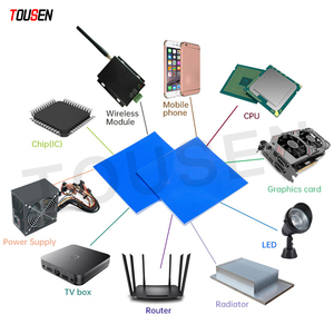 Термопроводящая силиконовая прокладка 12.8 Вт/м·К, 100x100 мм, для рассеивания тепла видеокарты, термопрокладка SP800 - Product Image 3