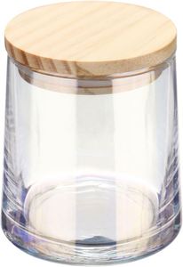 Bougeoir décoratif simple en verre, pot à bougie nordique 7*9.2cm, pot à bougie en verre Morandi pour la décoration intérieure - Product Image 3