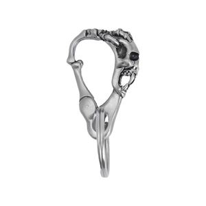 Llaveros de Acero Inoxidable de Calidad, Estilo Hip Hop, Diseño de Fantasma Metálico, Accesorios para Hombres y Mujeres - Product Image 1