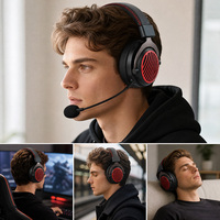 Casque Jinma avec dongle sans fil Type-C 2.4G, casque WeGaming avec batterie 1200mAh, 65 heures d'autonomie