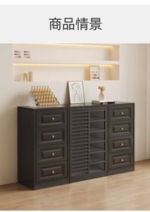 <b>Black</b> Nail Art Display Cabinet Nail <b>Polish</b> Glue Storage Cabinet Multi-layer Floor Standing Cabinet - Product Image 3