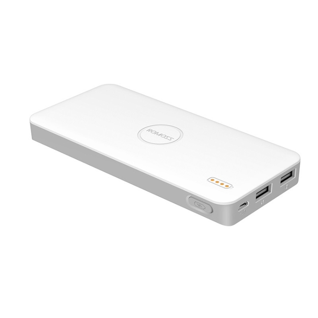 Hottest ROMOSS PB10 10000mAh Power Bank Intelligent Safety Protection Dual USB Ultra-Thin Mini External Battery Pack