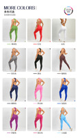 Dames Yoga Jumpsuit met voorrits, snel drogend, mouwloos, open rug, racerback, vierweg stretch, effen, ademend, geschikt voor de sportschool