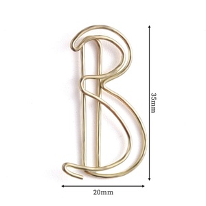 ที่คั่นหนังสือโลหะชุบทองแบบกลวง ดีไซน์ทันสมัย ขายดี ออกแบบได้ตามต้องการ - Product Image 2