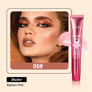 Fard à paupières surligneur liquide végétalien avec acide hyaluronique hydratant et finition mate pour éclaircir les pommettes sous les yeux - Product Image 1