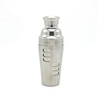 Mélangeur de Bar en acier inoxydable, 3 pièces, 24oz/750ml, pour vin, germanita, Mojito, Martini, batteur à Cocktail avec recettes sur le côté Rotation de la maison