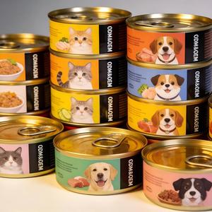 Fabricant MEAT & <span class=keywords><strong>SOUP</strong></span> 85g Échantillon personnalisé Nourriture humide pour chats et chiens à haute teneur en nutriments Mousse - Product Image 1
