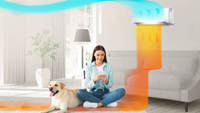 Hisense 220V 50HZ Onduleur Mini AC Split Climatiseur 9000BTU 12000BTU 1.5HP R32 Réfrigérant Wifi Connectivité pour Hôtels