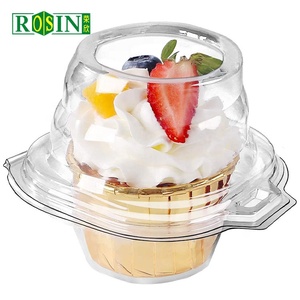 Duy Nhất Trong Suốt Bánh Mousse Hộp Nhà Sản Xuất Nhựa Cupcakes Bao Bì Hộp Rõ Ràng - Product Image 3