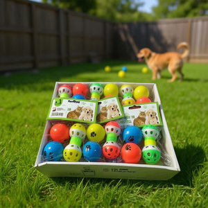 Footprint Ball Dog Toy 12Pcs Colorful Inflatable Play Set - Product Image 2