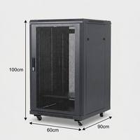 Gabinete de Servidor TBS 18U Extra Profundo de 19 Pulgadas y 900 mm, Rack Extendido para Centro de Computación de Borde y Nodo IT Profesional Industrial