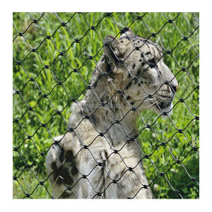 動物園のフェンスメッシュに使用されるステンレス鋼ワイヤーロープ、ステンレス鋼フレキシブルケーブルメッシュ - Product Image 3