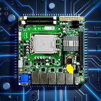 Nouvelle carte mère industrielle EITX-7510 MINI-ITX LGA1700 Intel H610 prenant en charge les processeurs de 12e/13e/14e génération, 2*DDR5 64 Go, carte mère de serveur SATA