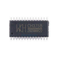 Chip Controlador de Interfaz Universal USB Host y Dispositivo WCH CH375B CH375C con Sistema de Librería de Sector de Disco U, Nuevo