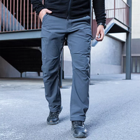 Pantalon Cargo à poche à séchage rapide 100% Polyester pour homme, salopette d'été kaki robuste pour l'extérieur, pantalon de Camping tactique masculin