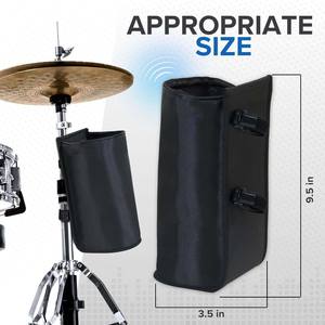 Estuche para Baquetas de Batería, Bolsa para Baquetas de Percusión con Bolsillo Externo, Muestra Gratuita - Product Image 6