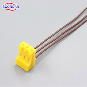 SCONDAR 3.96mm Pitch Custom Wire Harness Kompatibel dengan Konektor TE MTA-156 MTA156 Feed Through Perakitan Kabel Sinyal dan Daya - Product Image 1