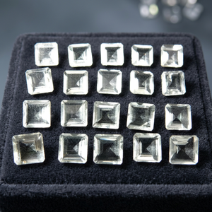 Pierre précieuse en quartz naturel de qualité supérieure, taille princesse 10x10MM, du fabricant indien – Pierres précieuses en vrac à prix réduit - Product Image 3