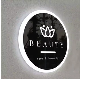 Letrero Comercial LED Acrílico Iluminado, Letrero de Pared Personalizado para Oficina, Tienda, Exhibición en Pared, Necesidades de Marca y Marketing - Product Image 3