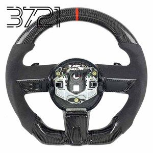 Volante Deportivo de Fibra de Carbono para Chevrolet Camaro Gen5 Malibu Cruze, Base Plana Personalizada, Volantes de Cuero de Carreras 2011-2017 - Product Image 1