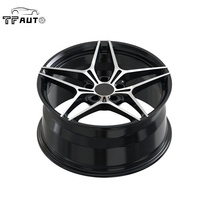 Roues forgées en alliage d'aluminium noir et mat, 2 pièces, pour mercedes, 18 19 20 21 22 pouces, livraison directe depuis l'usine