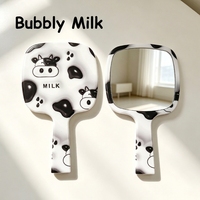 Miroir de poche compact 3D imprimé, miroir à main, service OEM ODM avec logo personnalisé, emballage au design exclusif, fiable