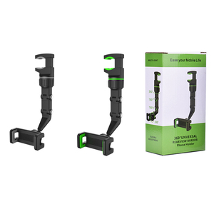 Support de téléphone de <span class=keywords><strong>voiture</strong></span> flexible à rotation universelle à 360 degrés pour rétroviseur, support mobile pour rétroviseur, <span class=keywords><strong>berceau</strong></span> de téléphone intelligent pour le dos - Product Image 6