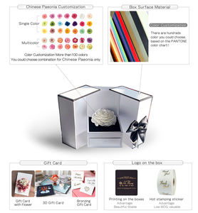 กุหลาบที่เก็บรักษาคุณภาพสูงพร้อมกล่องเครื่องประดับขายส่งตามสั่งวันวาเลนไทน์กล่องเครื่องประดับกุหลาบตลอดกาล - Product Image 6