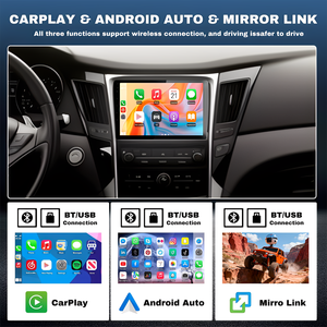 8 कोर 6 + 128g एंड्रोइडी 15 कार स्टीरियो के लिए Hyundai सोनाटा 2010-2014 कारप्ले एंड्रोइडऑटो ई-ई dsp 5gwifi ब्लूटूथ यूनिवर्सल डीवीडी प्लेयर - Product Image 2