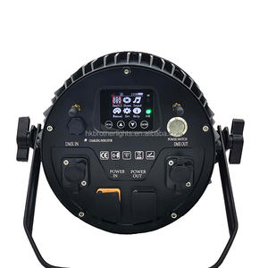 Vente directe d'usine 12 LED PAR étanches alimentées par batterie Contrôle sans fil par téléphone portable pour scène de mariage en plein air Parc à thème - Product Image 6