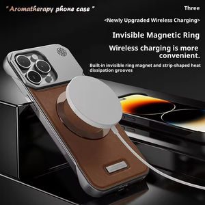 Funda Magnética con Aromaterapia sin Bordes para iPhone 17, Funda Protectora de Cuero Anti-Caídas para Apple 16 Pro Max 15 - Product Image 2
