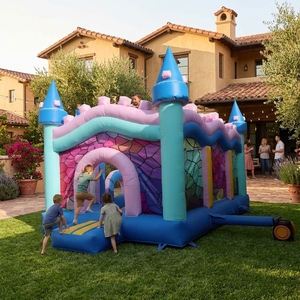 Grande structure gonflable commerciale pour enfants et adultes, château de saut extérieur pour locations événementielles - Product Image 3