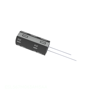 ตัวเก็บประจุแบบ RF 105C 560 uF ฝาปิดแบบรูดผ่านรู ESL567M063AM5AA ของแท้ - Product Image 1