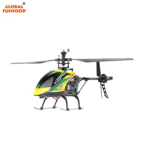 Global Funhood V912 Single Blade 4 Channel Model Pesawat Mainan Ukuran Tengah dengan Brushless Motor Remote Helikopter RC Pesawat RTF