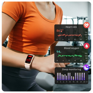 <span class=keywords><strong>Bracelet</strong></span> intelligent étanche IP68 avec moniteur de fréquence cardiaque, SpO2, suivi du sommeil, <span class=keywords><strong>podomètre</strong></span>, météo, suivi du cycle féminin et fonction d'appel pour femmes - Product Image 6