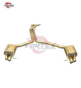 Système d'échappement de course haute performance Vortex pour AUDI B8 RS5 4.2L 2012-2018 Tuyau d'échappement SS304 Silencieux avec soupape à vide à distance - Product Image 4