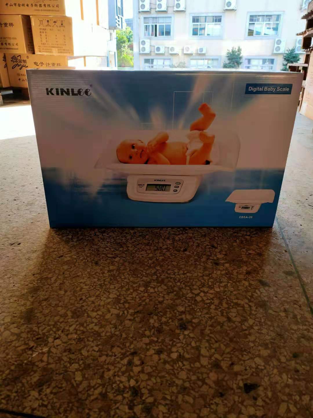 Tinalu EBSA-20 20kg Big Screen Electronic Medical Pediatric Baby Infant Weighing Bench Scale